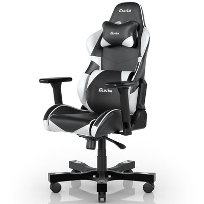 Crank Series - (Small-Medium) Gaming Chair Clutch Chairz White 